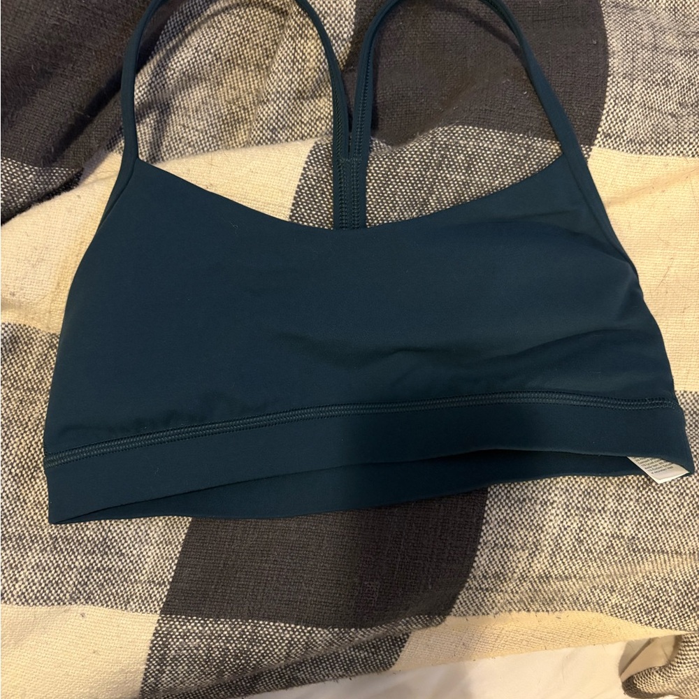 lululemon athletica Deep Teal Strappy Sports Bra